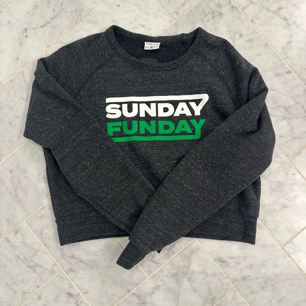 Sunday Funday Women's Black Sweatshirt